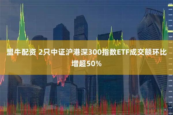 盟牛配资 2只中证沪港深300指数ETF成交额环比增超50%