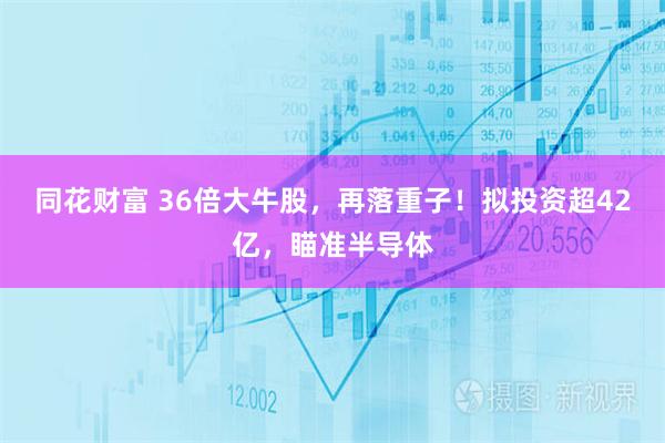 同花财富 36倍大牛股，再落重子！拟投资超42亿，瞄准半导体